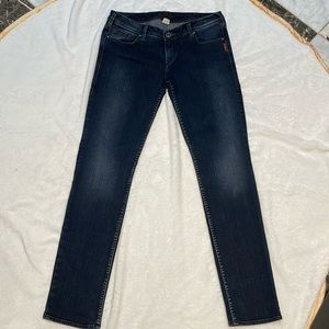 Silver Sienna straight leg jeans, size 31/33